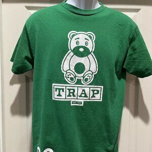 Green Trap Bear T Shirt Size Small
